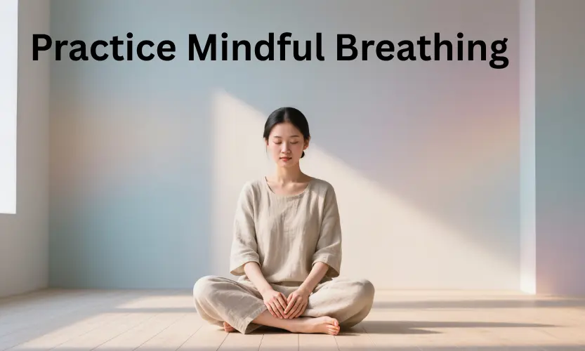 practice mindful breathing